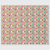 Cadeau Papier blanc blanc blanc blanc Vintage Polka (Plat)