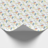 Cadeau Papier blanc Bluebirds (Coin)