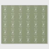 Cadeau Papier blanc éco-blanc mariage Bride (Plat)