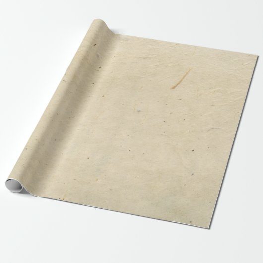 Cadeau Papier blanc gris fait main (Déroulé)