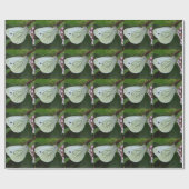 Cadeau Papier blanc papillon (Plat)