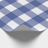 Cadeau Papier bleu de plaid de Buffalo (Coin)