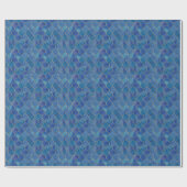 Cadeau Papier bleu et or marocain (Plat)