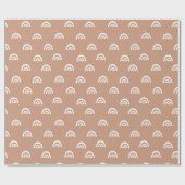Cadeau Papier Boho motif Abstrait (Plat)