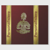 Cadeau papier bouddha (Plat)