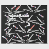 Cadeau Papier brillant à envelopper, futurs pinces en pot (Plat)