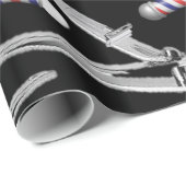 Cadeau Papier brillant à envelopper, futurs pinces en pot (Coin rond)