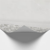 Cadeau Papier brillant, Argent gris (Coin)