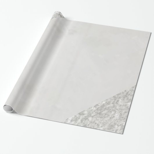 Cadeau Papier brillant, Argent gris (Déroulé)