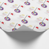 Cadeau Papier brillant, Astronaut Chat Kitten (Coin)