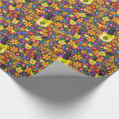 Cadeau Papier brillant, Clou floral Bumblebee Polonais (Coin)
