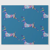 Cadeau Papier brillant de cerf, (Plat)