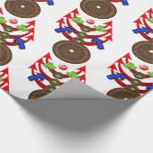 Cadeau Papier brillant, Flèches de corde (Coin)