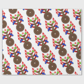 Cadeau Papier brillant, Flèches de corde (Plat)