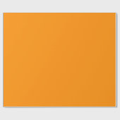 Cadeau Papier brillant orange foncé (Plat)