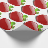 Cadeau Papier brillant POMME ROUGE (Coin)