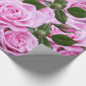 Cadeau Papier brillant, Roses roses roses (Coin)