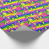 Cadeau Papier brillant, tongs à bille de plage (Coin)