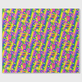 Cadeau Papier brillant, tongs à bille de plage (Plat)