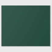Cadeau Papier brillant vert foncé (Plat)