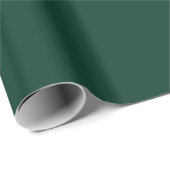 Cadeau Papier brillant vert foncé (Coin rond)
