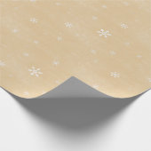 Cadeau Papier Brown Snowflon Style Vintage (Coin)