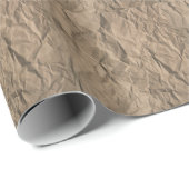 Cadeau Papier brut : texture recyclé (Coin rond)