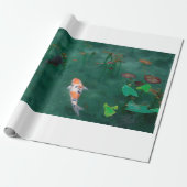 CADEAU PAPIER CADEAU: BLOC DE BOIS JAPONAIS : KOI (Déroulé)