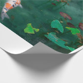 CADEAU PAPIER CADEAU: BLOC DE BOIS JAPONAIS : KOI (Coin)