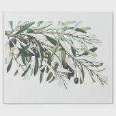 CADEAU PAPIER CADEAU: BRANCHE OLIVE (Plat)