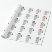 Cadeau Papier Cadeau/Éléphant de Noël (Déroulé)