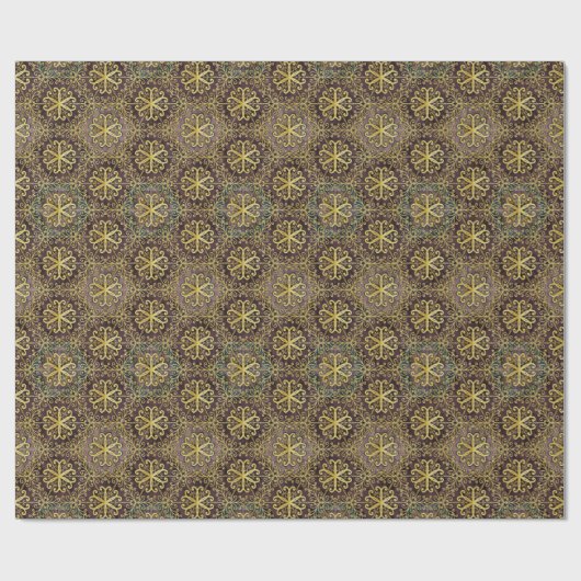 Cadeau Papier Cadeau, “Gilded Glam” (Plat)