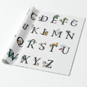 CADEAU PAPIER CADEAU: GRAPHIQUE ALPHABET (Déroulé)