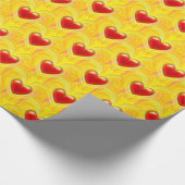 Cadeau Papier cadeau. le giftwrap de conception de coeur (Coin)