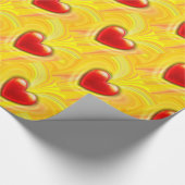 Cadeau Papier cadeau. le giftwrap de conception de coeur (Coin)