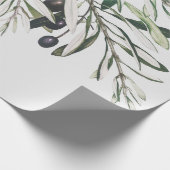 CADEAU PAPIER CADEAU: MERRY CHRISTMAS OLIVE BRANCHE (Coin)