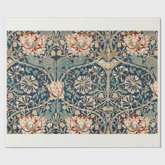 CADEAU PAPIER CADEAU: WILLIAM MORRIS : HONEYSUCKLE (Plat)