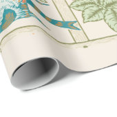 CADEAU PAPIER CADEAU: WILLIAM MORRIS : MOTIF TRELLIS (Coin rond)