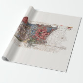 CADEAU PAPIER CADEAU: WILLIAM MORRISE : HONEYSUCKLE (Déroulé)