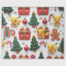 papier cadeaux Pokémon