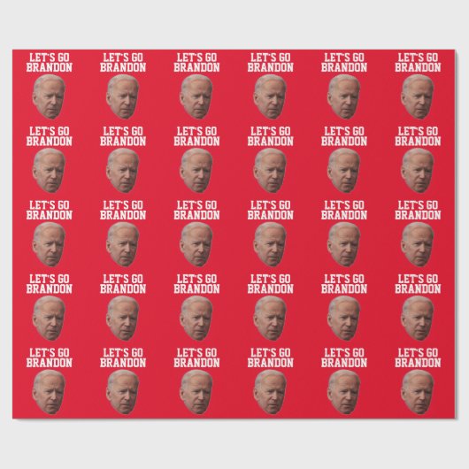 CADEAU PAPIER CADO POUR LA SAINT-VALENTIN BIDEN ALLONS-Y  (Plat)