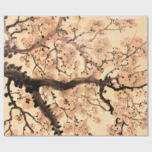 CADEAU PAPIER CADOUCERIE MOTIF FLEURS DE CERISIER ASIATIQ