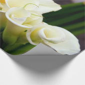 Cadeau papier calla lily enveloppant (Coin)