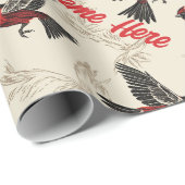 Cadeau Papier cardinal personnalisé (Coin rond)