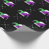 Cadeau Papier Casquette Mardi Gras Jester (Coin)