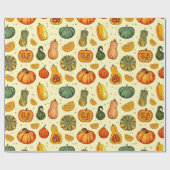 Cadeau Papier citrouille (Plat)