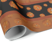 Cadeau Papier citrouille (Coin rond)