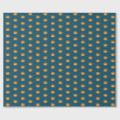 Cadeau Papier Citrouille gravé (Plat)