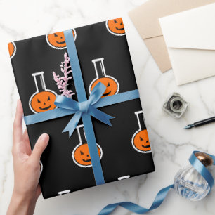 Cadeau Papier Citrouille Halloween Chimie