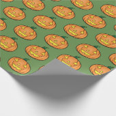 Cadeau Papier Citrouille Halloween mignonne (Coin)